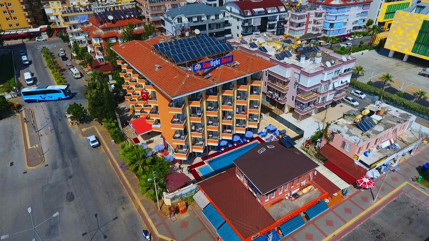 Kleopatra Sunlight Hotel Alanya Exterior foto